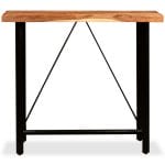 Bar Table Solid Sheesham Wood 120x60x107 cm 2