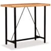 Bar Table Solid Sheesham Wood 120x60x107 cm