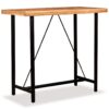 Bar Table Solid Sheesham Wood 120x60x107 cm