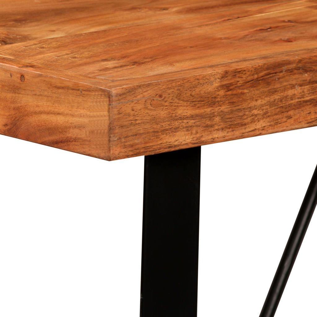 Bar Table Solid Sheesham Wood 120x60x107 cm