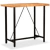 Bar Table Solid Sheesham Wood 120x60x107 cm