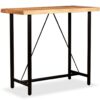Bar Table Solid Sheesham Wood 120x60x107 cm