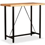 Bar Table Solid Sheesham Wood 120x60x107 cm 7