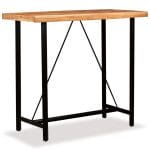 Bar Table Solid Sheesham Wood 120x60x107 cm 1