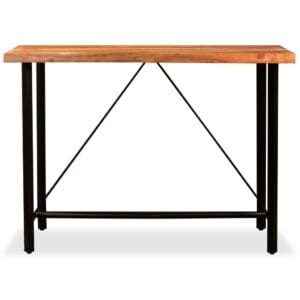 Bar Table Solid Sheesham Wood 150x70x107 cm