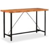 Bar Table Solid Sheesham Wood 180x70x107 cm