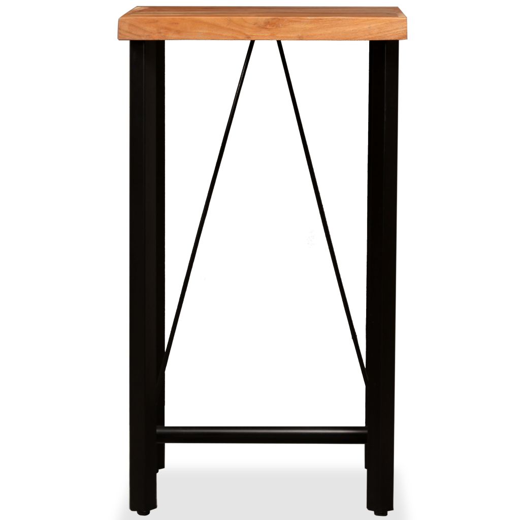 Bar Table Solid Sheesham Wood 60x60x107 cm
