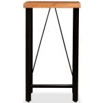 Bar Table Solid Sheesham Wood 60x60x107 cm 3