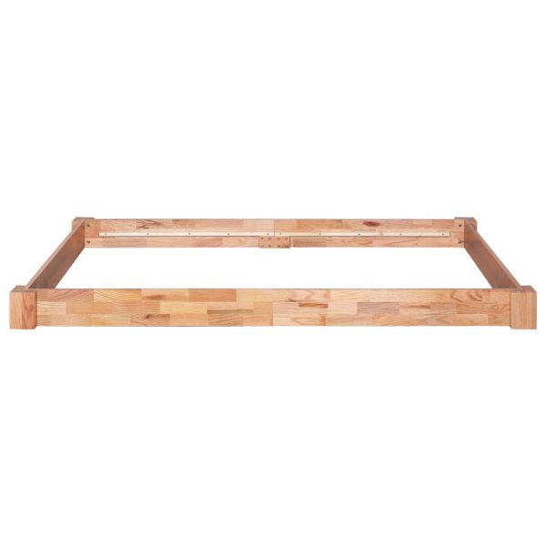 Bed Frame Solid Oak Wood 120x200 cm