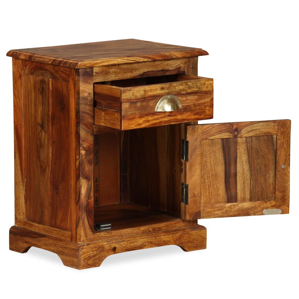Bedside Cabinet 40x30x50 cm Solid Sheesham Wood