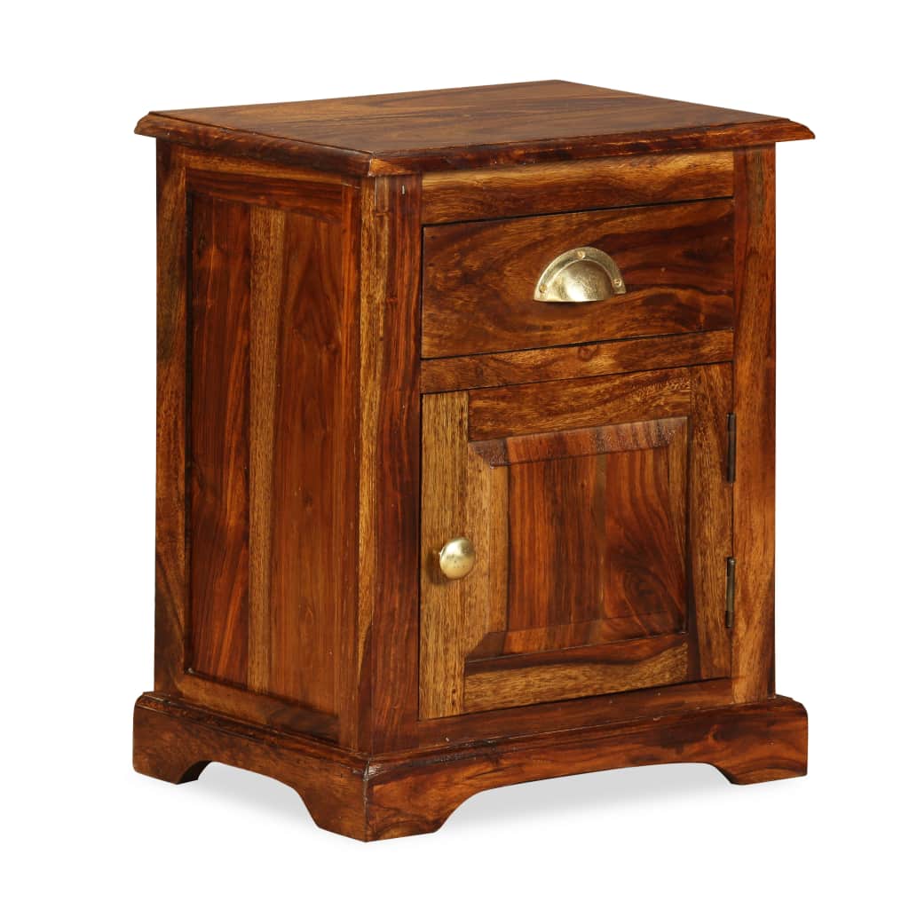 Bedside Cabinet 40x30x50 cm Solid Sheesham Wood