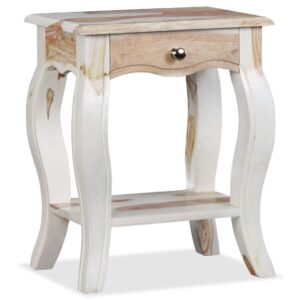 Bedside Cabinet Solid Sheesham Wood 40x30x50 cm