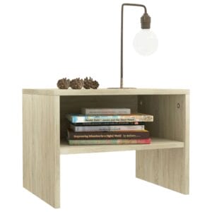 Bedside Cabinets 2 pcs Sonoma Oak 40x30x30 cm Chipboard