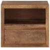 Bedside Table Solid Sheesham Wood 40x30x35 cm