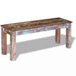 Bench Solid Reclaimed Wood 110x35x45 cm 3