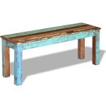 Bench Solid Reclaimed Wood 110x35x45 cm 5