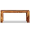Bench Solid Sheesham Wood 110x35x45 cm