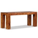 Bench Solid Sheesham Wood 110x35x45 cm 1