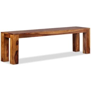 Bench Solid Sheesham Wood 160x35x45 cm