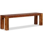 Bench Solid Sheesham Wood 160x35x45 cm 3