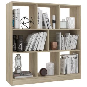 Book Cabinet Sonoma Oak 97.5X29.5X100 Cm Chipboard