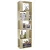 Book Cabinet/Room Divider Sonoma Oak 45x24x159 cm Chipboard