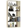 Book Cabinet/Room Divider Sonoma Oak 80x24x159 cm Chipboard