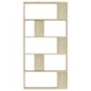Book Cabinet/Room Divider Sonoma Oak 80x24x159 cm Chipboard