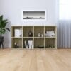 Book Cabinet/Sideboard Sonoma Oak 66x30x130 cm Chipboard
