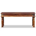 Jali Style Bench Solid Sheesham Wood 110x35x45 cm 7