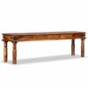 Jali Style Bench Solid Sheesham Wood 160x35x45 cm