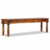 Jali Style Bench Solid Sheesham Wood 160x35x45 cm