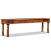 Jali Style Bench Solid Sheesham Wood 160x35x45 cm