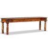 Jali Style Bench Solid Sheesham Wood 160x35x45 cm