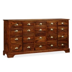Chest of Drawer 162x40x85 cm Solid Sheesham Wood