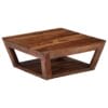 Coffee Table 70x70x28 cm Solid Sheesham Wood