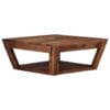 Coffee Table 70x70x28 cm Solid Sheesham Wood