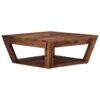 Coffee Table 70x70x28 cm Solid Sheesham Wood