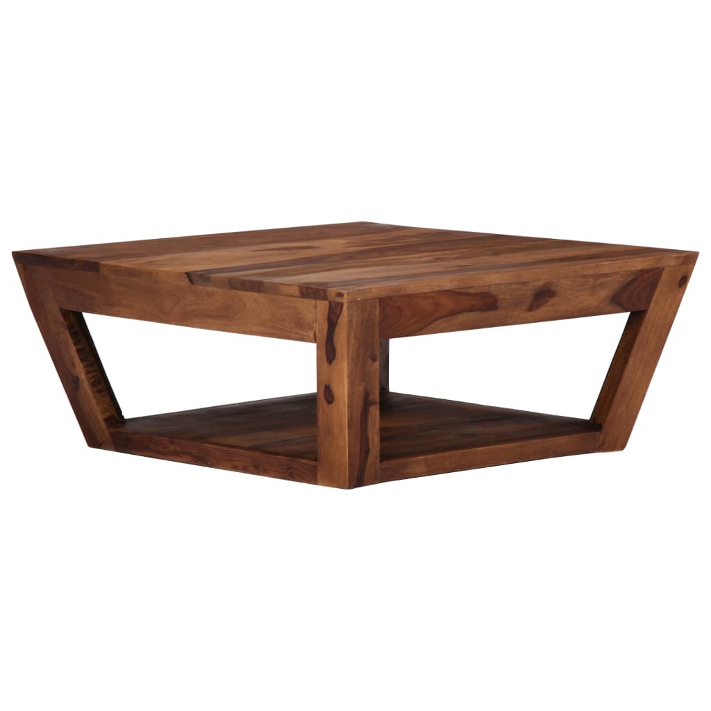 Coffee Table 70x70x28 cm Solid Sheesham Wood