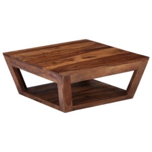 Coffee Table 70x70x28 cm Solid Sheesham Wood