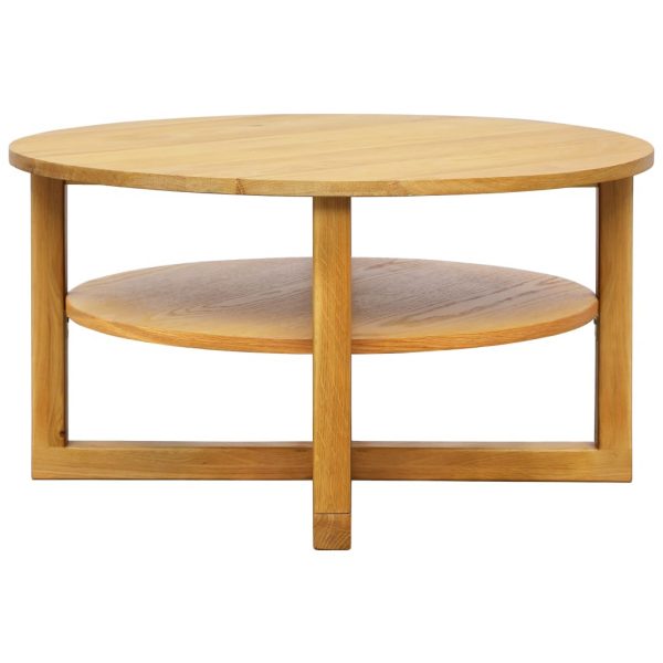 Coffee Table 75X40 Cm Solid Oak Wood