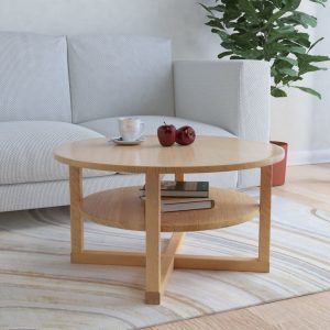 Coffee Table 75x40 cm Solid Oak Wood