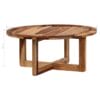 Coffee Table 80x35 cm Solid Sheesham Wood