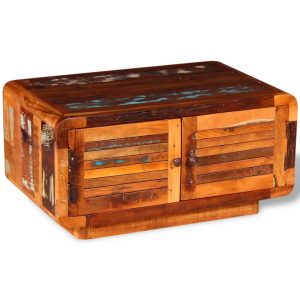 Coffee Table Solid Reclaimed Wood 80x50x40 cm