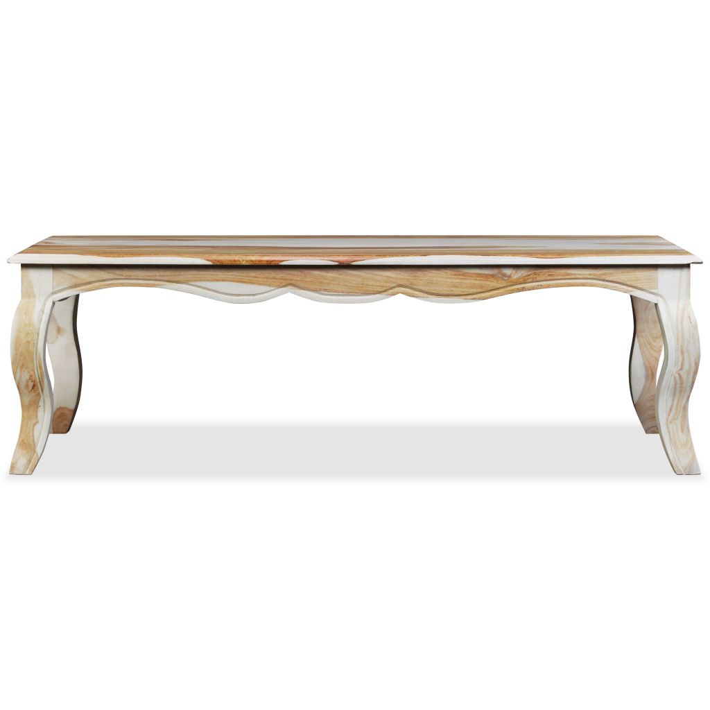 Coffee Table Solid Sheesham Wood 110x60x35 cm