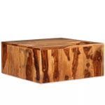 Coffee Table Solid Sheesham Wood 70x70x30 cm 1