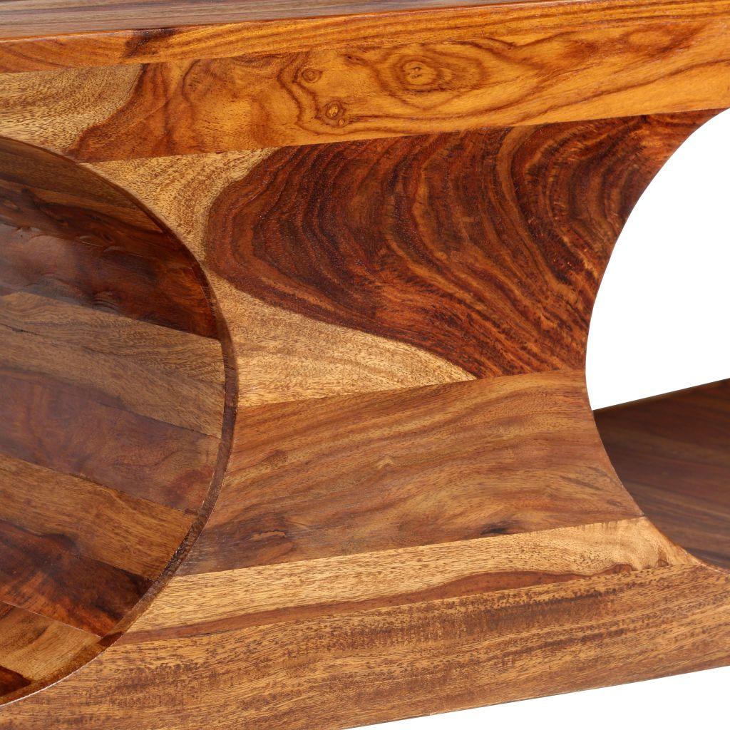 Coffee Table Solid Sheesham Wood 90x50x35 cm