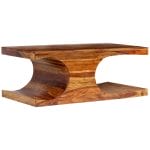 Coffee Table Solid Sheesham Wood 90x50x35 cm 7
