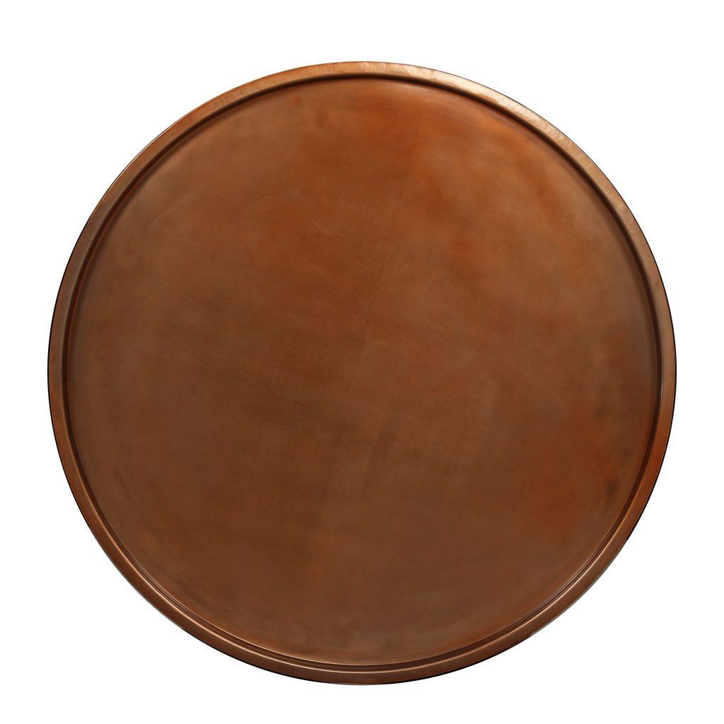 Coffee Table Solid Sheesham Wood and Steel 68 cm