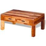 Coffee Table Solid Sheesham Wood 4